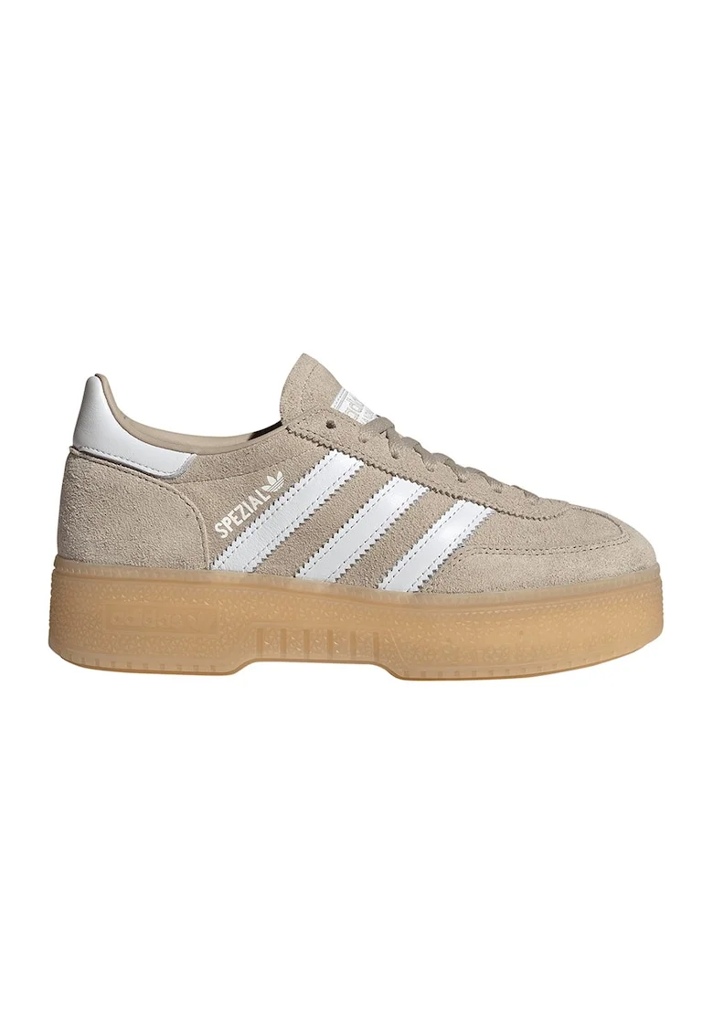 Pantofi sport Handball Spezial low-cut de piele intoarsa, Bej