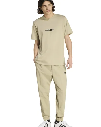 Tricou cu logo pe piept si decolteu la baza gatului, Negru/Bej