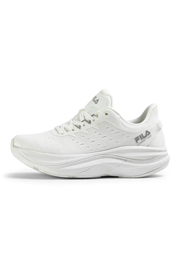 Pantofi sport low-cut din plasa cu garnituri din material sintetic Retron, Alb