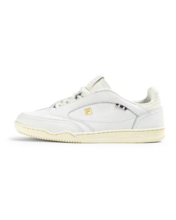 Pantofi sport low-cut din piele Slantshot, Alb murdar