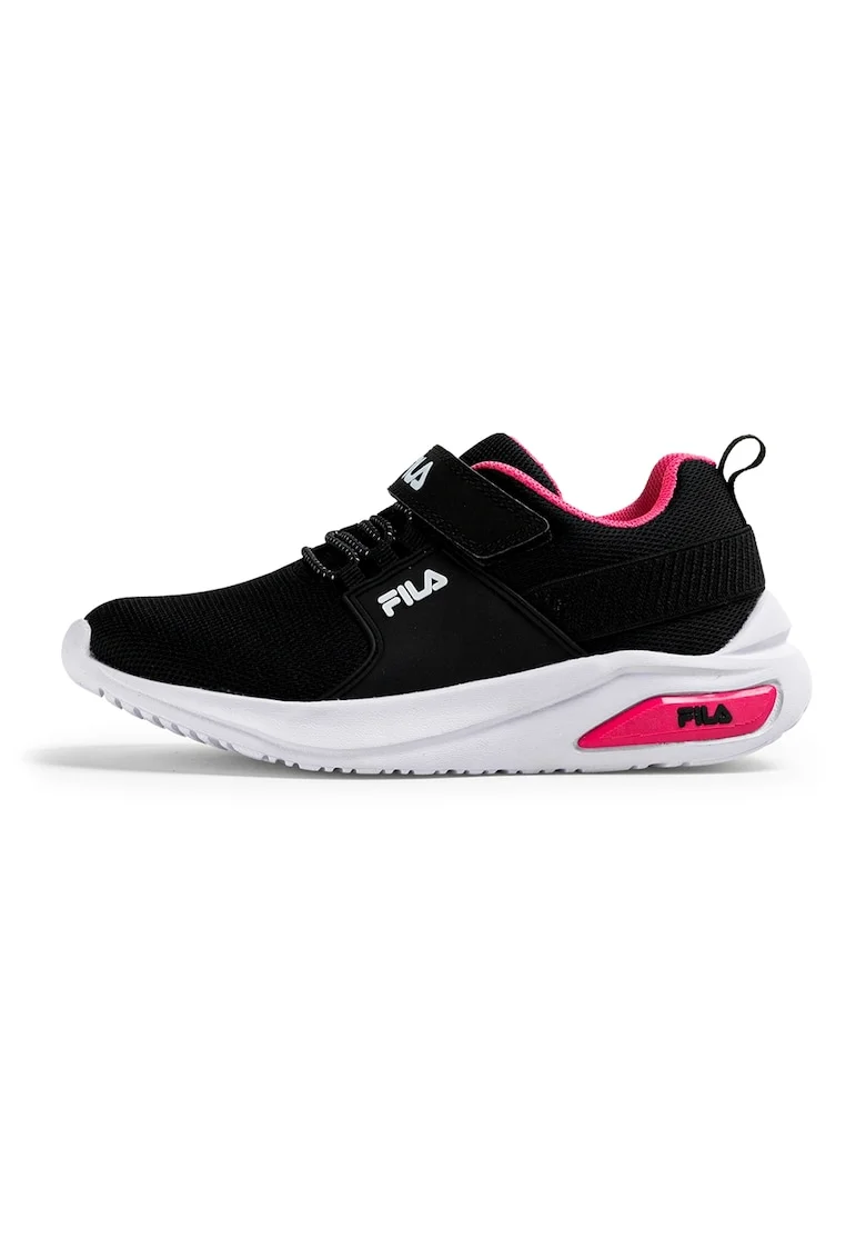 Pantofi sport de plasa cu velcro Upspark, Alb/Negru/Roz