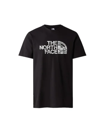 Tricou cu imprimeu logo, Alb/Negru