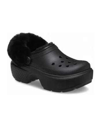 Saboti Izolati Femei,  Stomp Lined Clog, Negru, Bej