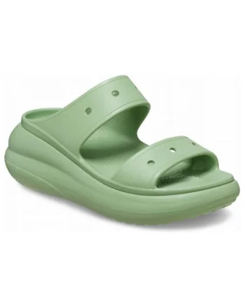 Papuci Platforma Femei,  Crush 207670, Verde, Negru