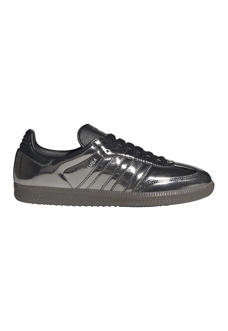 Pantofi sport Samba de piele si piele ecologica, Negru