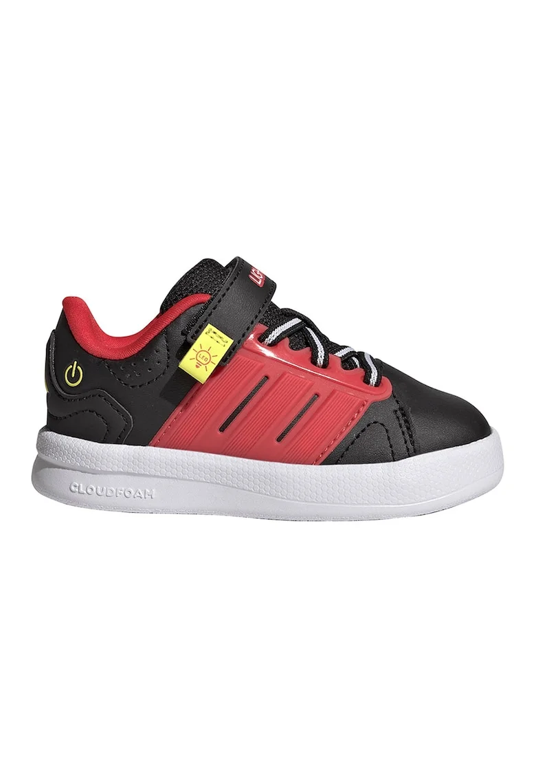 Pantofi sport Lightorama cu LED-uri, Rosu/Negru