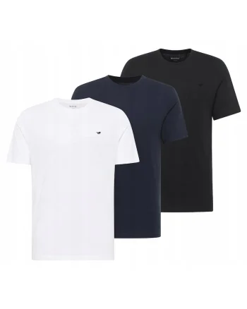 Set 3 Tricou Barbati,  Alex, XL INTL, Multicolor, Bumbac, Design Clasic Casual, Ideal Pentru Uz Zilnic, Material Premium Confortabil, Maneca Scurta, Croiala Regular Fit