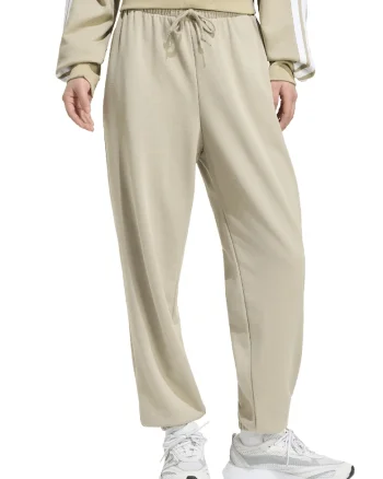 Pantaloni de trening cu snur in talie si croiala conica