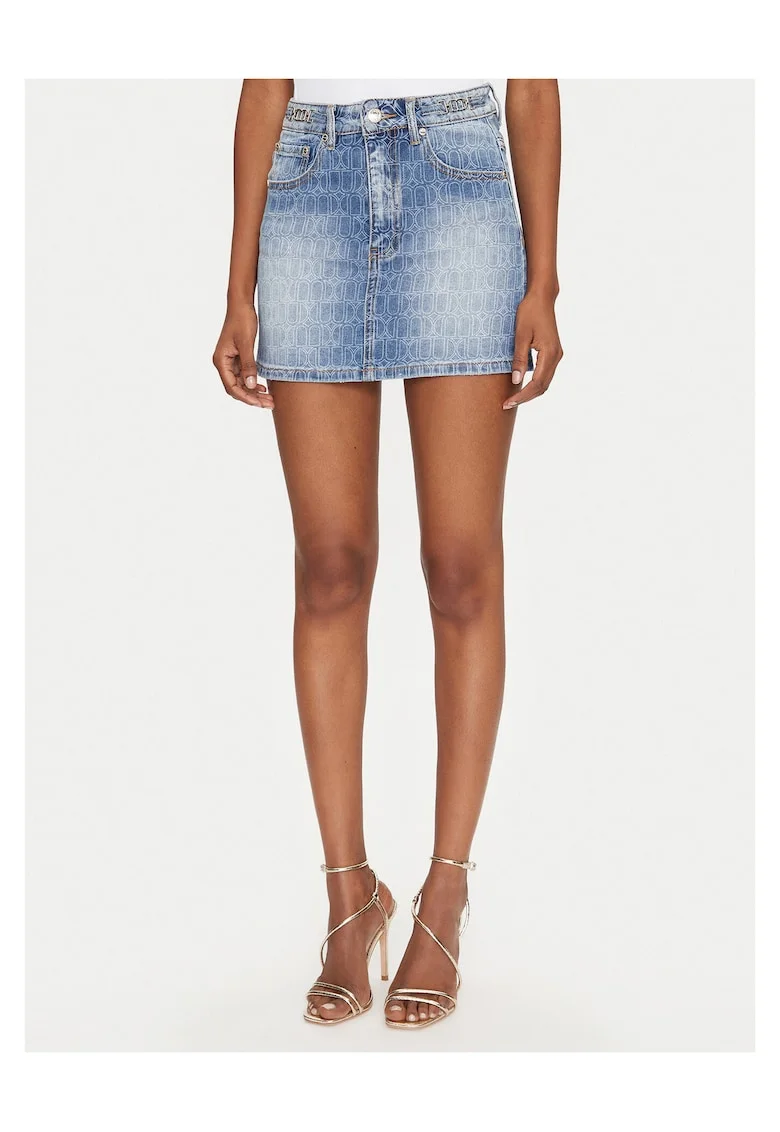 Fusta de blugi  albastra, denim