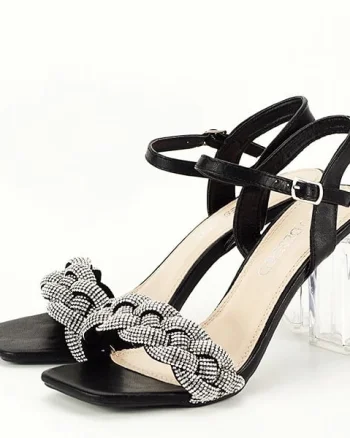 Sandale resigilate elegante negre BL6531-RESIG