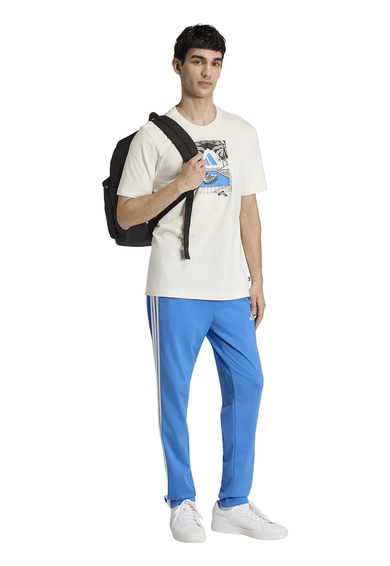 Tricou regular fit cu imprimeu grafic, Alb murdar