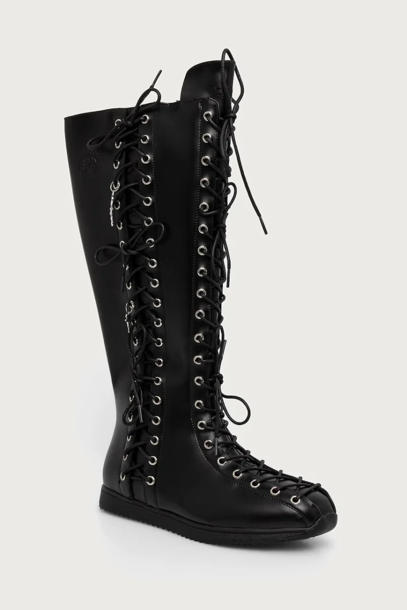 Koi Footwear Numinous Lace Up Charm Long Boots cizme pentru femei