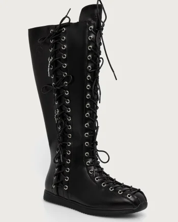 Koi Footwear Numinous Lace Up Charm Long Boots cizme pentru femei