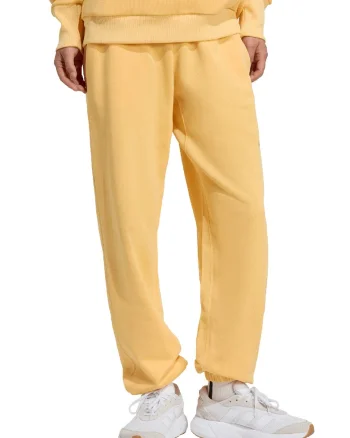 Pantaloni de trening din bumbac cu talie ajustabila ALL SZN, Galben deschis