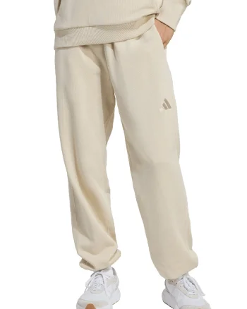 Pantaloni de trening din bumbac cu talie ajustabila ALL SZN, Bej deschis