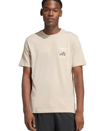 Tricou cu logo Camo, Bej