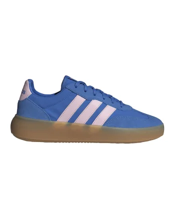 Pantofi sport Barreda Decode cu garnituri din piele intoarsa, Roz pal/Albastru
