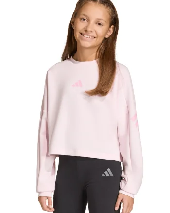 Bluza de trening din amestec de modal cu maneci cazute, Roz deschis/Roz prafuit