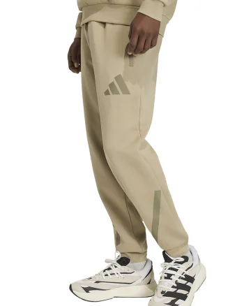 Pantaloni de trening relaxed fit cu snur Z.N.E., Bej/Maro camel