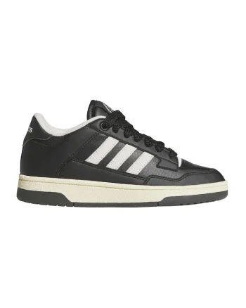 Pantofi sport Rapid Court low-cut, Alb/Negru stins