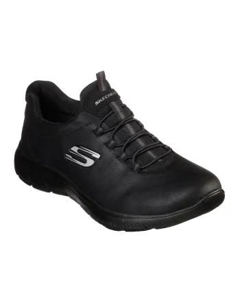 Pantofi sport slip-on din piele ecologica ITZ Bazik, Negru