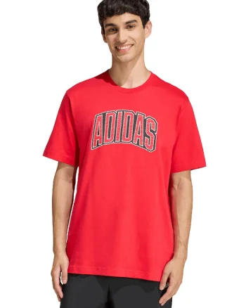 Tricou lejer cu imprimeu logo, Rosu/Negru