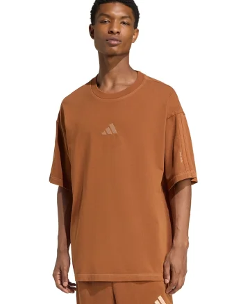 Tricou lejer de bumbac ALL SZN, Maro scortisoara