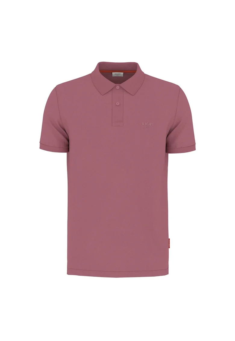 Tricou polo din amestec de bumbac organic, Roz