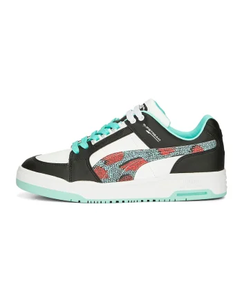 Pantofi sport Slipstream Lo B.T.W., Alb/Negru/Turcoaz