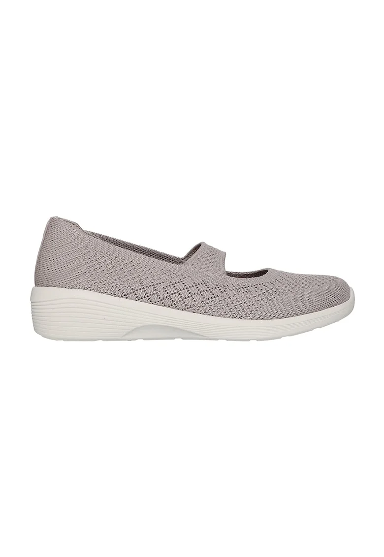 Balerini slip-ins cu model tricotat Arya, Maro taupe