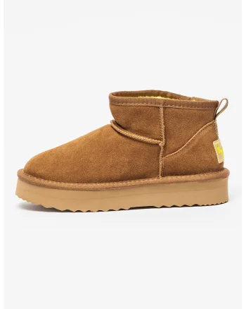 Ghete slip-on de piele intoarsa Dissy, Maro