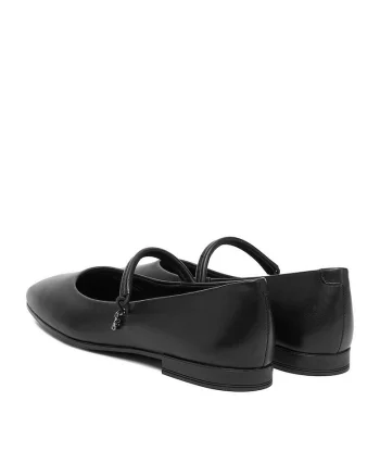 Balerini de dama,  piele naturala, negru