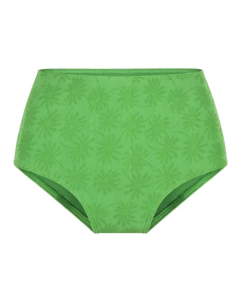 Slip hipster cu model floral 30925, Verde