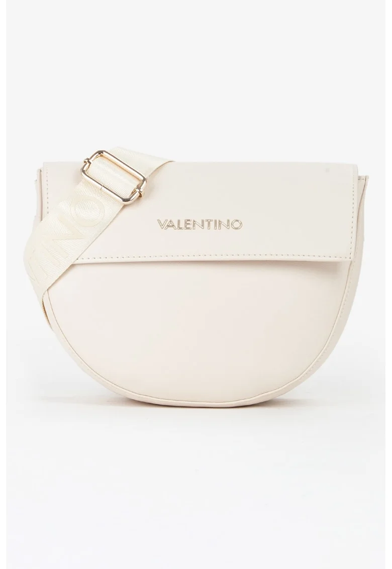 Geanta crossbody de piele ecologica cu bareta detasabila Bigs, Alb fildes