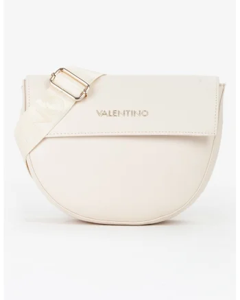 Geanta crossbody de piele ecologica cu bareta detasabila Bigs, Alb fildes