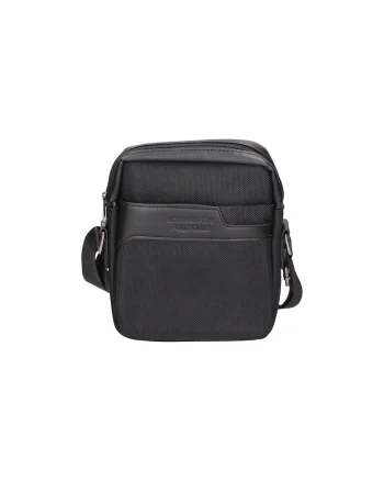 Geanta crossbody de piele ecologica 24511, Negru