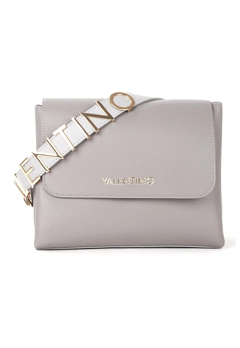 Geanta crossbody de piele ecologica Alexia, Gri