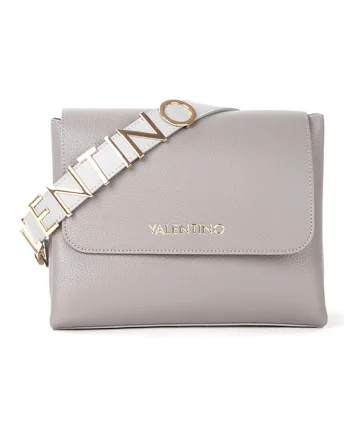 Geanta crossbody de piele ecologica Alexia, Gri