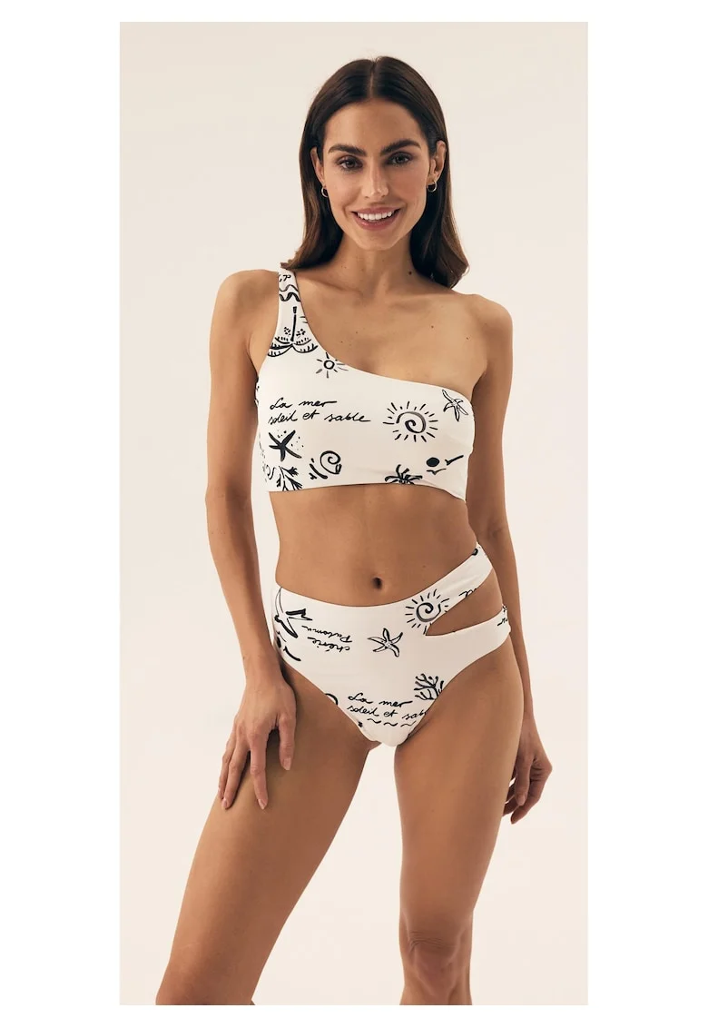 Sutien de baie moale Alb crem Firenze, Alb