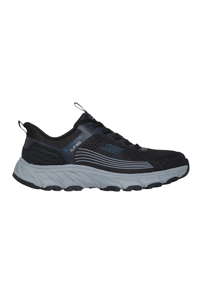 Pantofi slip-ins pentru drumetii Hill Crest 2.0, Negru/Albastru prafuit
