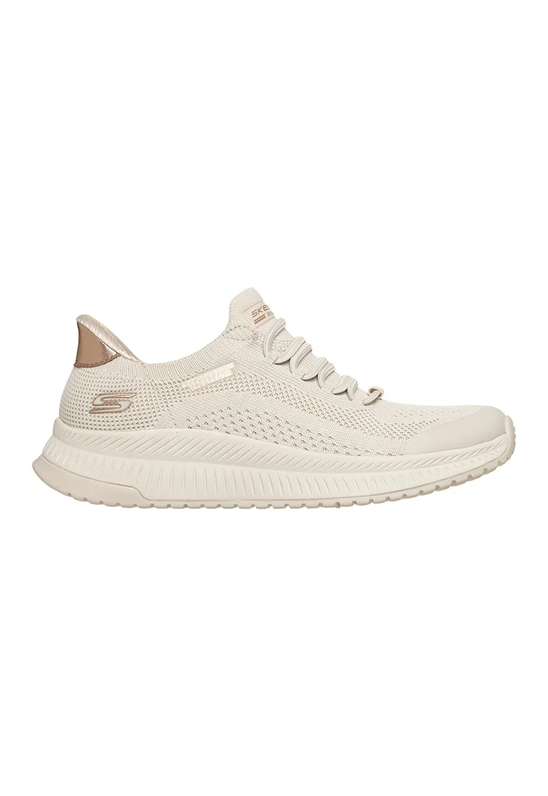 Pantofi sport slip-ins din plasa Bobs squad 4, Auriu/Crem