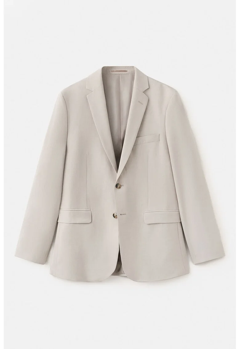 Sacou super slim-fit, Bej deschis