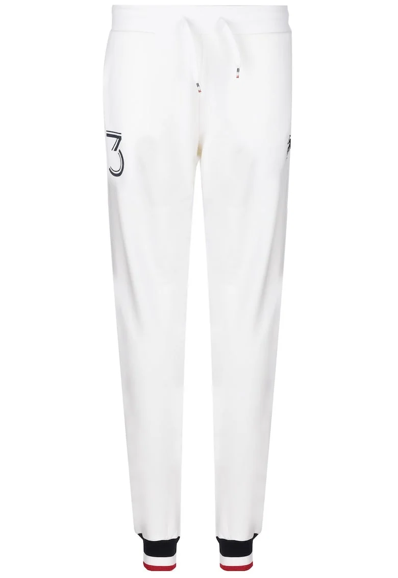 Pantaloni sport cu detalii contrastante