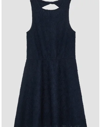 Rochie scurta, fara maneci, Albastru inchis