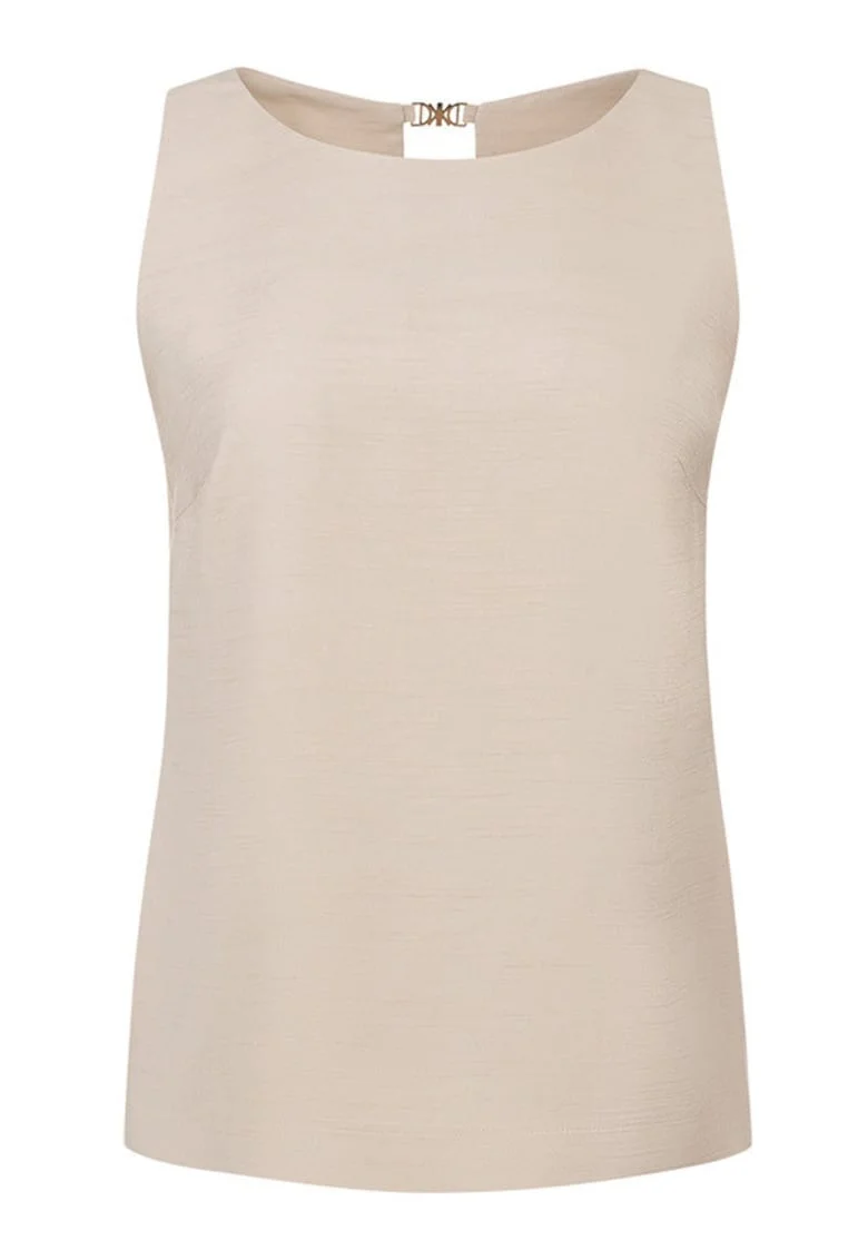 Bluza fara maneci din amestec de viscoza si in