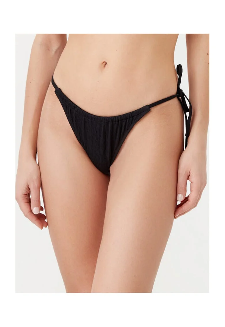 Slip de baie dama,  negru, elastic