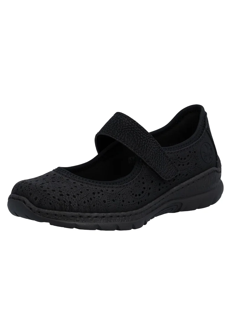 Pantofi dama perforati N4299 00, Negru