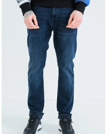 Blugi slim fit, Bleumarin