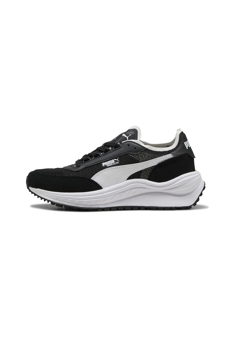 Pantofi sport Rider Elite cu piele ecologica, Alb/Negru