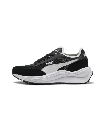 Pantofi sport Rider Elite cu piele ecologica, Alb/Negru